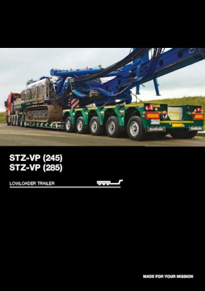 Полуремаркета с ниска платформа Goldhofer STZ-VP 245
