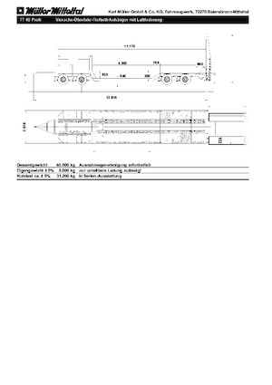 Полуремаркета с ниска платформа Müller Mitteltal TT 40 Profi
