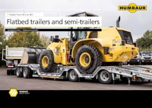 Ремаркета с ниска платформа Humbaur HTD 509525-5A