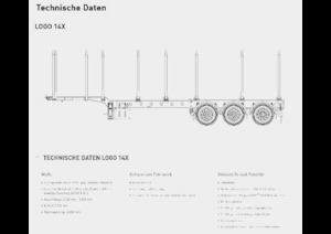 Ремаркета с ниска платформа Doll LOGO 14