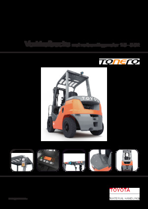 Челни мотокари, пропан-бутан Toyota 02-8 FGF 25 