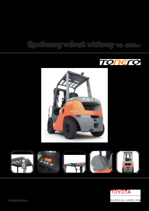 Челни мотокари, пропан-бутан Toyota 02-8 FGF 25 