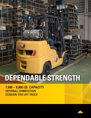 Челни мотокари, пропан-бутан Caterpillar 2C8000