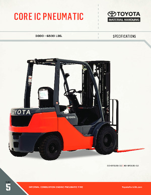 Челни мотокари, пропан-бутан Toyota 50-8FGU25