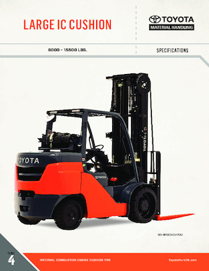 Челни мотокари, пропан-бутан Toyota 50-8FGC70U