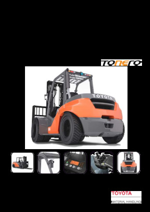 Челни мотокари, пропан-бутан Toyota 8 FG 70N 