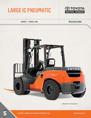 Челни мотокари, пропан-бутан Toyota 8FG70U