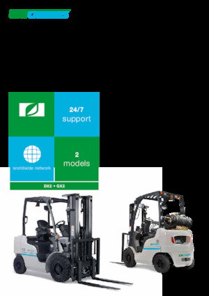 Челни мотокари, пропан-бутан UniCarriers DX2-15