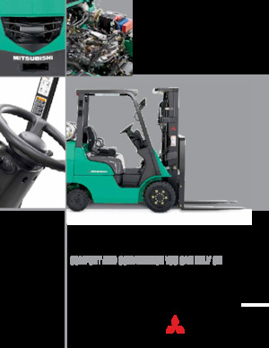 Челни мотокари, пропан-бутан Mitsubishi FGC20CN