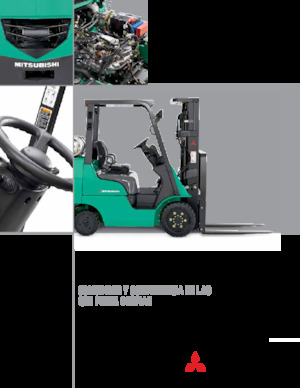 Челни мотокари, пропан-бутан Mitsubishi FGC18N