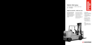 Челни мотокари, пропан-бутан Mitsubishi FGC40K STC