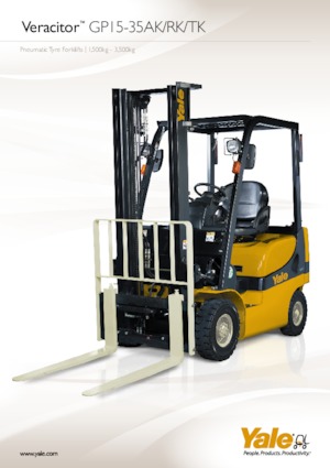 Челни мотокари, пропан-бутан Yale GLP25TK