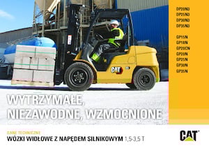 Челни мотокари, пропан-бутан Caterpillar GP35N 