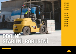 Челни мотокари, пропан-бутан Caterpillar GP18N 