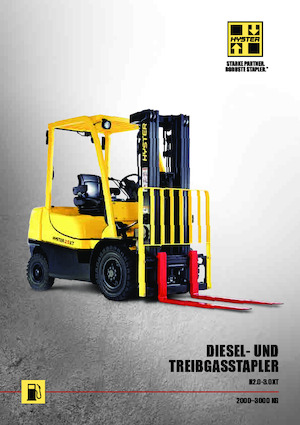 Челни мотокари, пропан-бутан Hyster H2.5XT