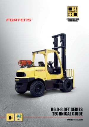 Челни мотокари, пропан-бутан Hyster H8.0FTS