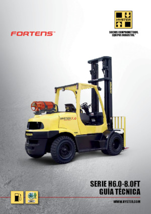 Челни мотокари, пропан-бутан Hyster H8.0FTS