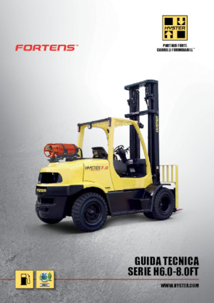 Челни мотокари, пропан-бутан Hyster H8.0FTS