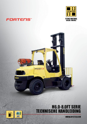 Челни мотокари, пропан-бутан Hyster H8.0FTS