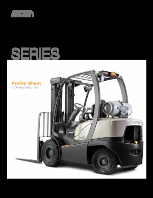 Челни мотокари, пропан-бутан Crown C5 1050-65