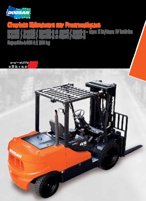 Челни мотокари, пропан-бутан Doosan G55C-5