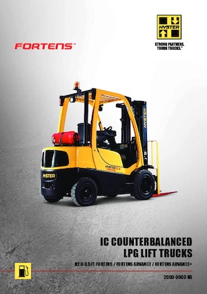 Челни мотокари, пропан-бутан Hyster H 2.5 FT