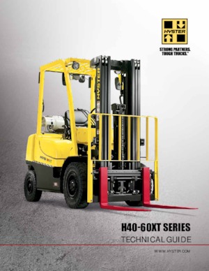 Челни мотокари, пропан-бутан Hyster H50XT