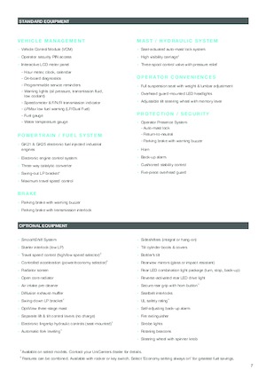 Челни мотокари, пропан-бутан UniCarriers PF50