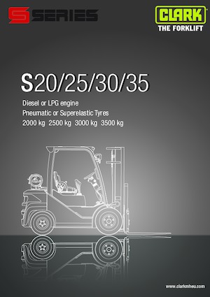 Челни мотокари, пропан-бутан Clark S30 L