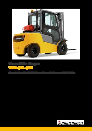 Челни мотокари, пропан-бутан Jungheinrich TFG 430