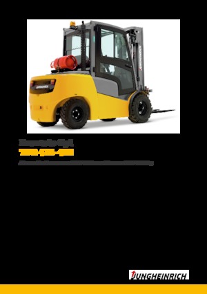 Челни мотокари, пропан-бутан Jungheinrich TFG 430