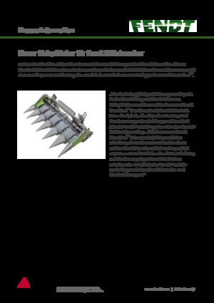 Зърнокомбайни хедър (жатка) за царевица Fendt CornFlow 6Reihen 70cm