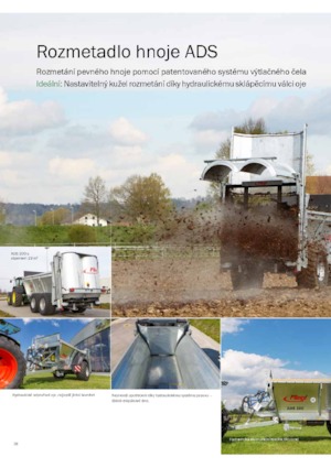 Разпръсквачи за оборска тор Fliegl ADS 120