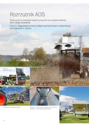 Разпръсквачи за оборска тор Fliegl ADS 120