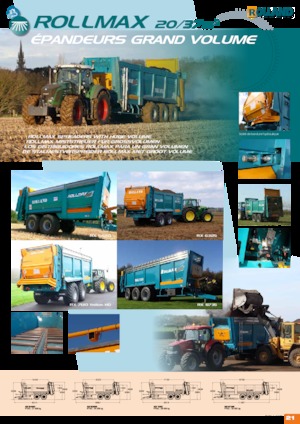 Разпръсквачи за оборска тор Rolland RX 6325