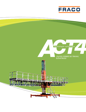 Работни платформи за качване на мачти Fraco ACT 4