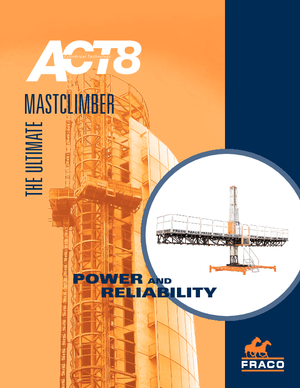 Работни платформи за качване на мачти Fraco ACT-8