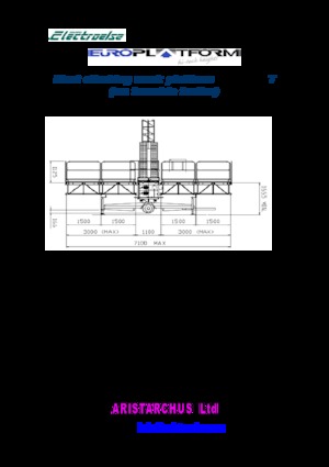 Работни платформи за качване на мачти Electroelsa EP-3125T