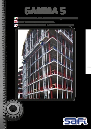 Работни платформи за качване на мачти Safi GAMMA S 