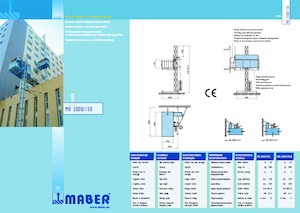 Промишлени подемници Maber MB 2000/150-R