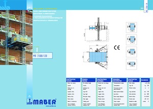 Промишлени подемници Maber MB 3500/120