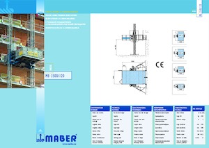 Промишлени подемници Maber MB 3500/120
