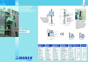 Промишлени подемници Maber MB 800/150