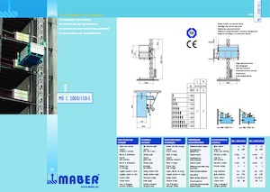 Промишлени подемници Maber MB C 2000/150-SR