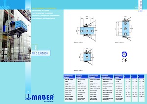 Промишлени подемници Maber MB C 2300/150