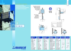 Промишлени подемници Maber MB C 500/120-T