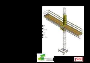 Работни платформи за качване на мачти Piat P 3000 S CE