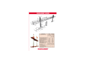 Работни платформи за качване на мачти Scanclimber SC 4000 D