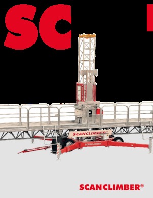 Работни платформи за качване на мачти Scanclimber Centum SC10000