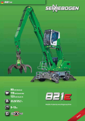 Щишки за ексаватори Sennebogen 821M E 